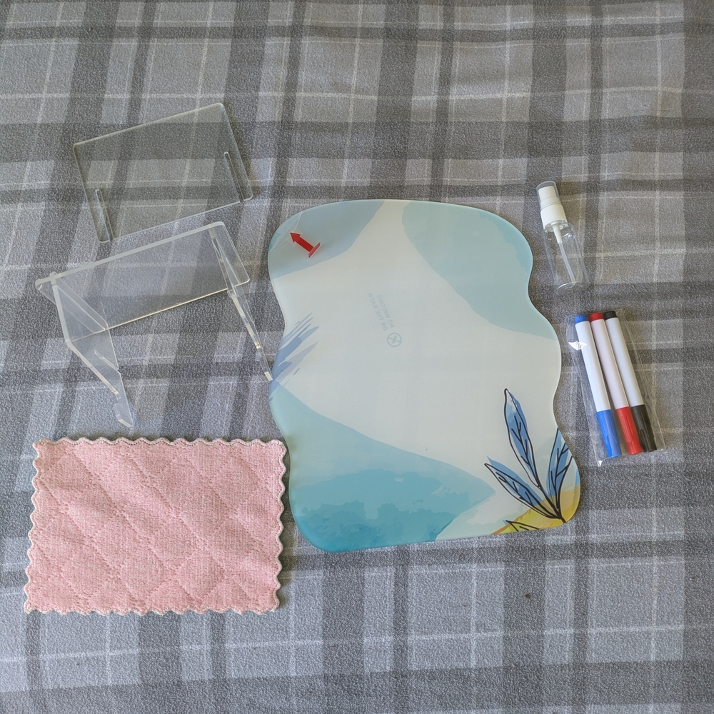 Acrylic Desk Organizer Set with Markers